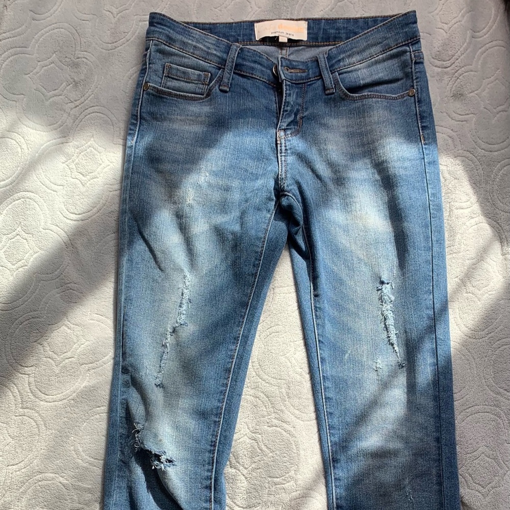 Low Rise Cafe Denim Jeans